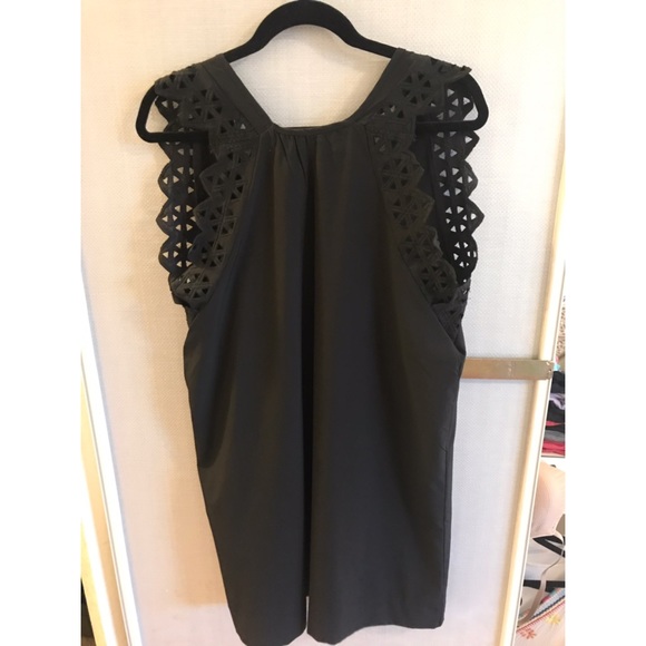 Black Lasercut Dress - Picture 3 of 3